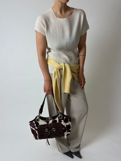 Wide leg pants | Soft Ecru