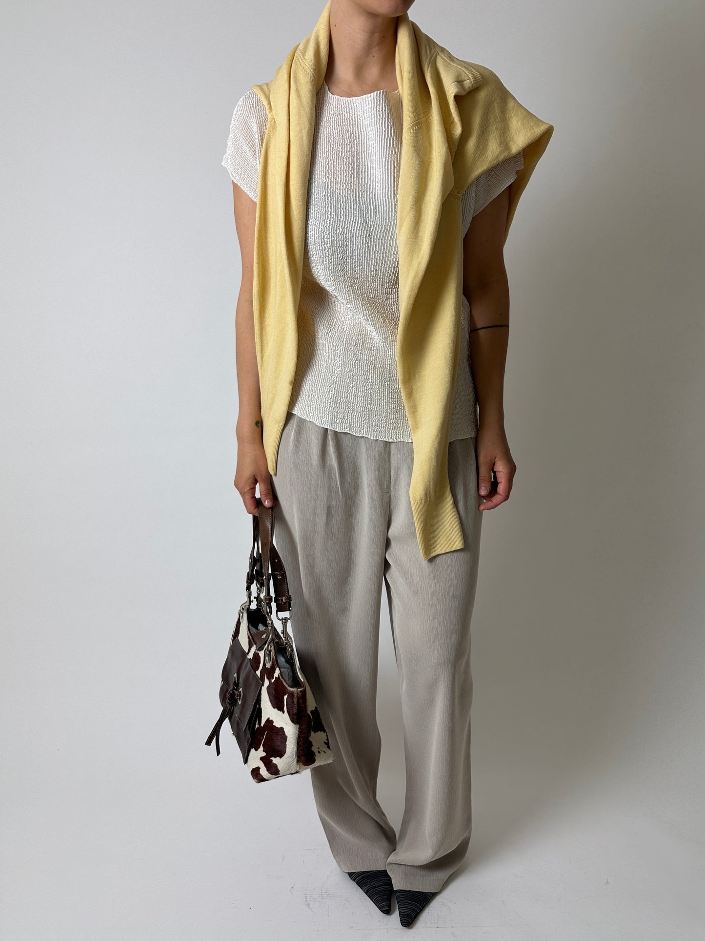 Wide leg pants | Soft Ecru