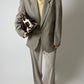 Relaxed fit blazer | Sage grey