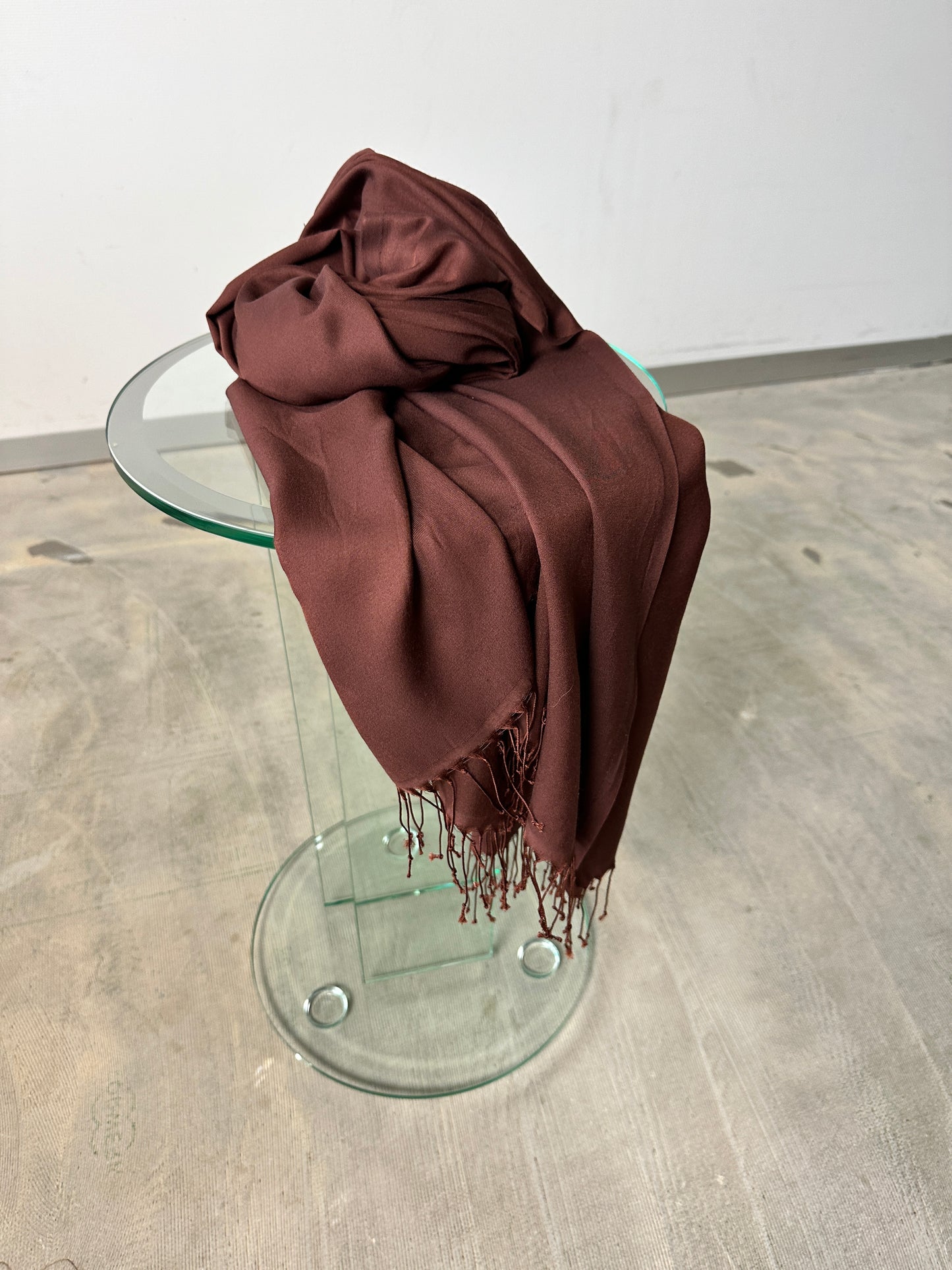 Scarf | Dark brown