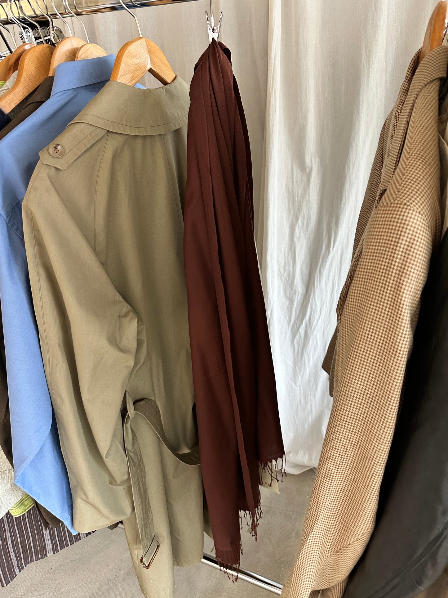 Scarf | Dark brown