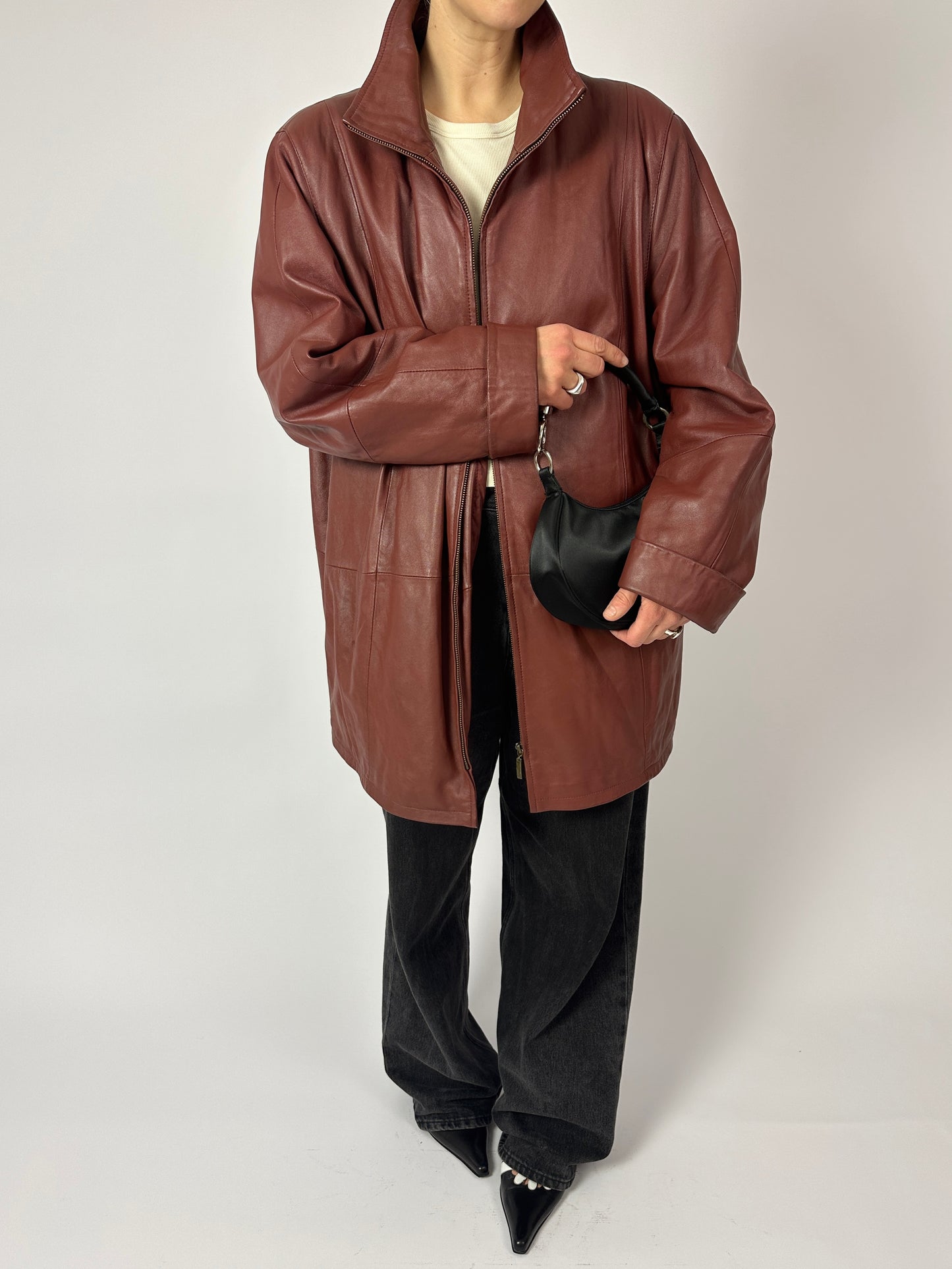 Leather jacket | Brick