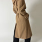 Belted wool coat | Soft camel