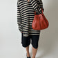 Striped sweater | Black / ecru