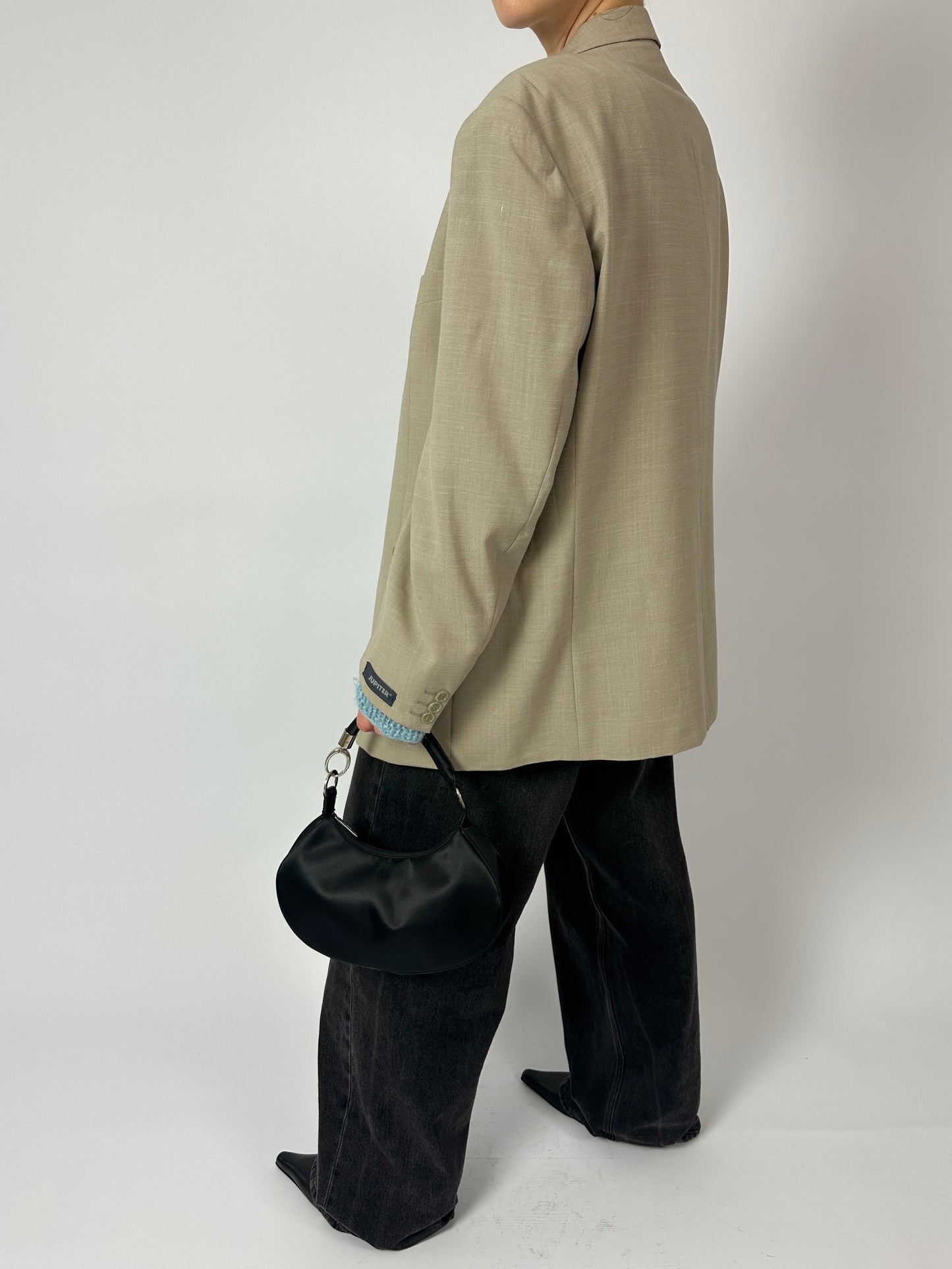Relaxed fit blazer | Beige