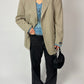 Relaxed fit blazer | Beige