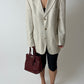 Relaxed fit blazer | Soft ecru