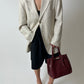 Relaxed fit blazer | Soft ecru