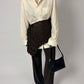 Scarf | Dark brown