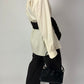 Leather shoulder bag | Black