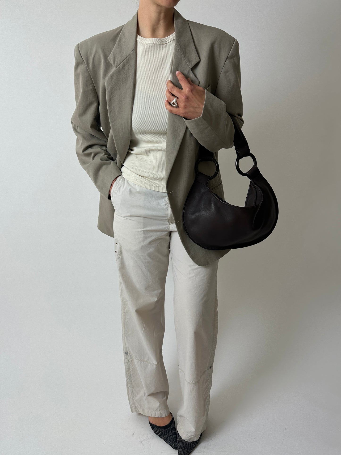 Parachute pants | Stone