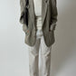 Relaxed fit blazer | Sage grey