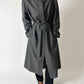 Belted wool coat | Grey