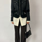 Leather shoulder bag | Black