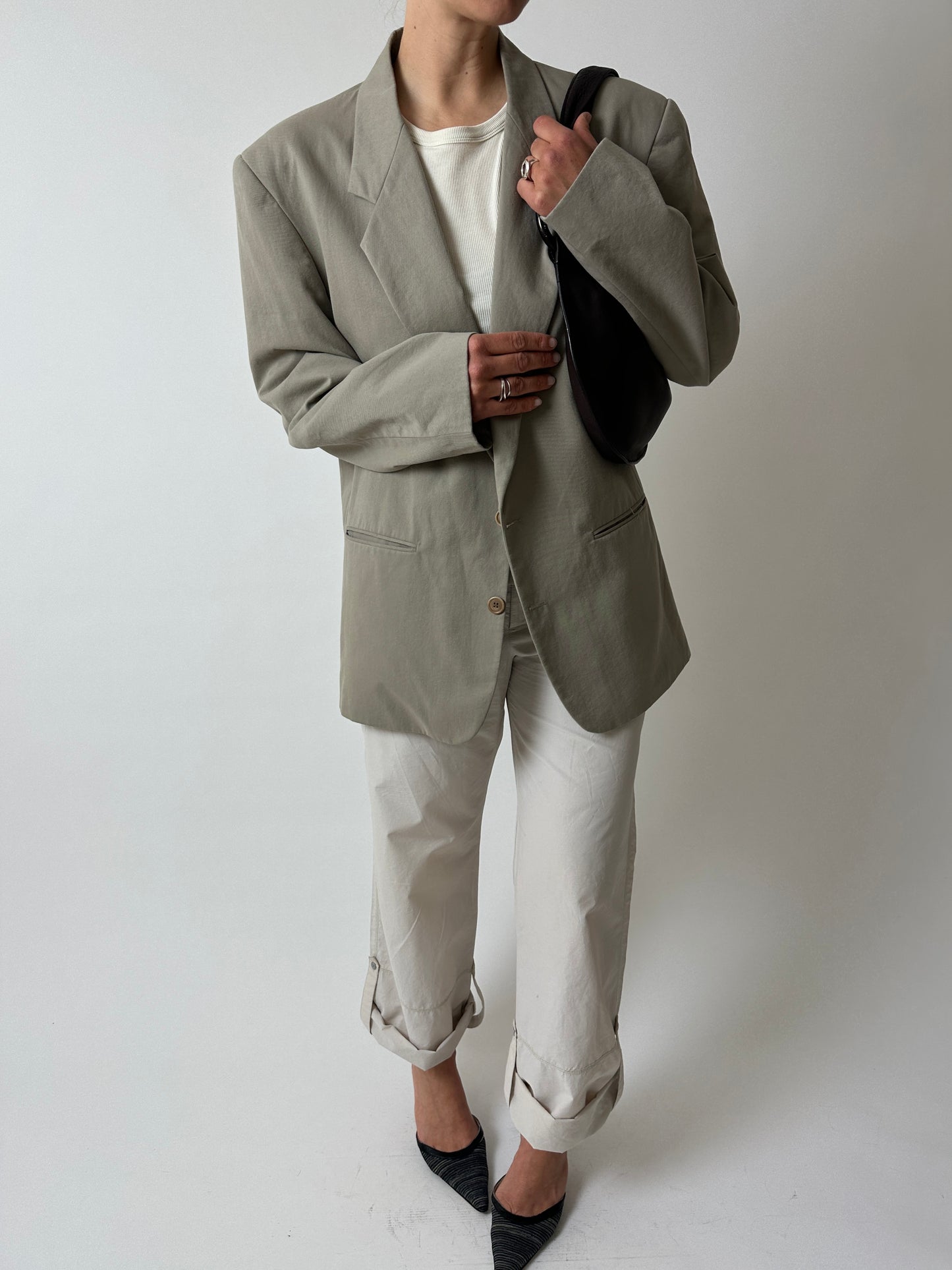 Parachute pants | Stone