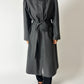Belted wool coat | Grey