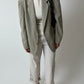 Relaxed fit blazer | Sage grey