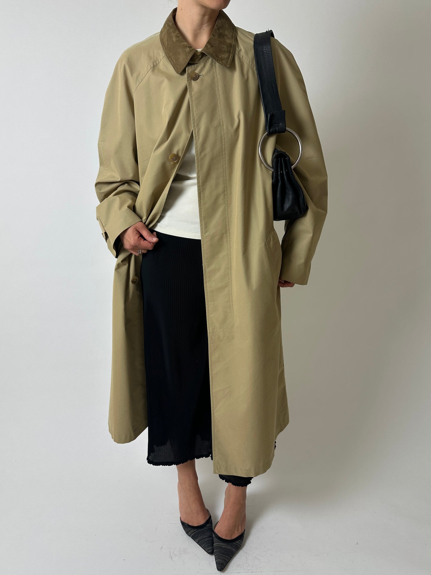 pleated culotte | Black
