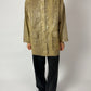 coated snake jacket | Beige