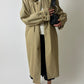 Long Mac coat | Khaki