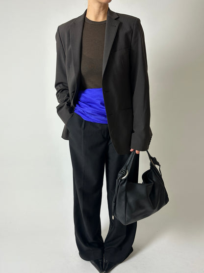 Silk scarf | Electric blue