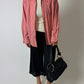 Striped shirt | Red / Ecru