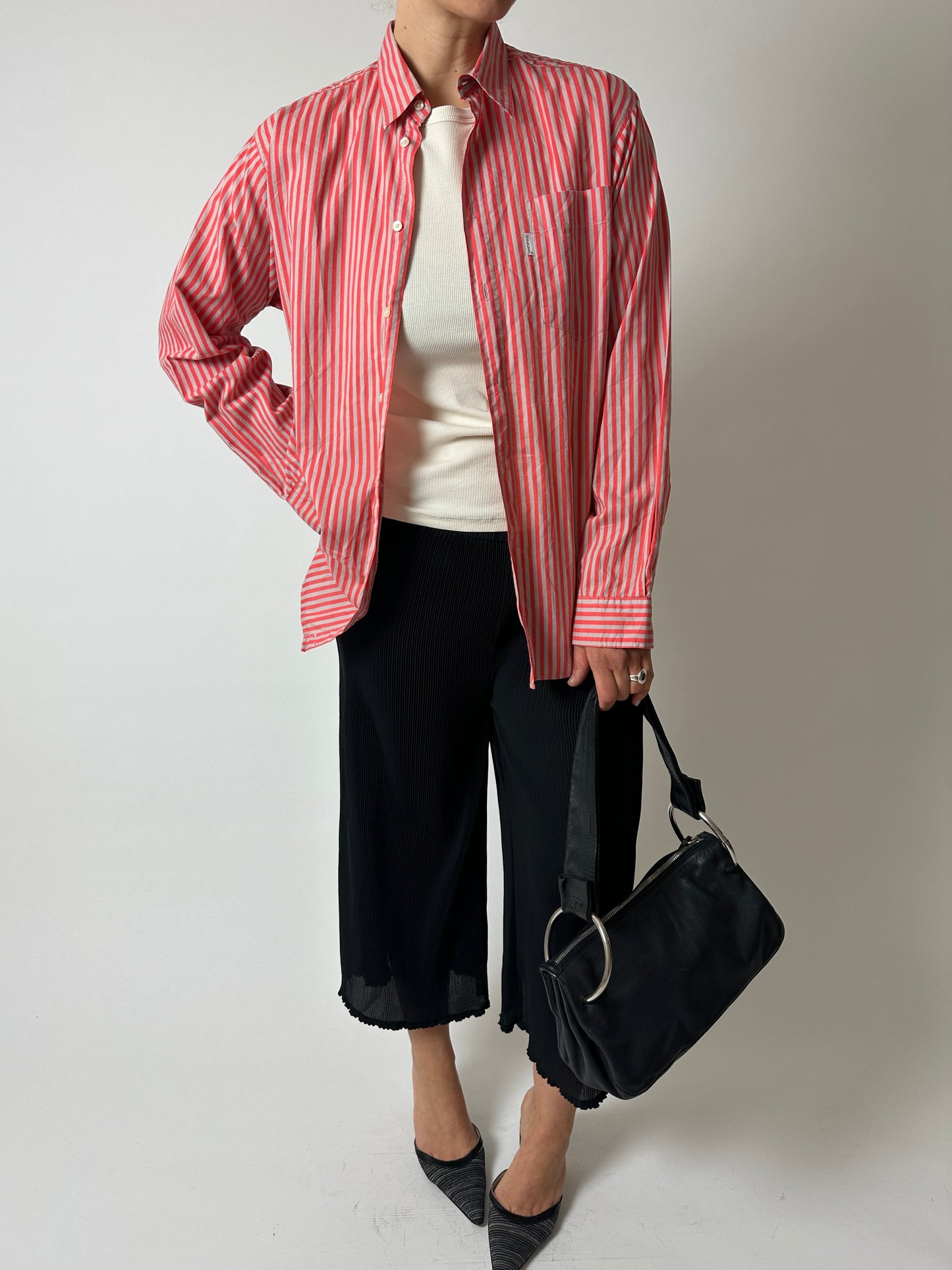 pleated culotte | Black