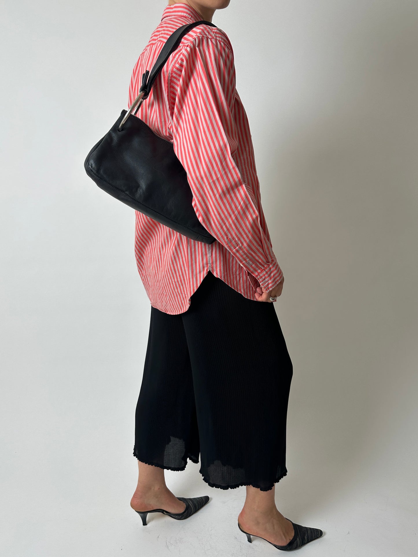 pleated culotte | Black