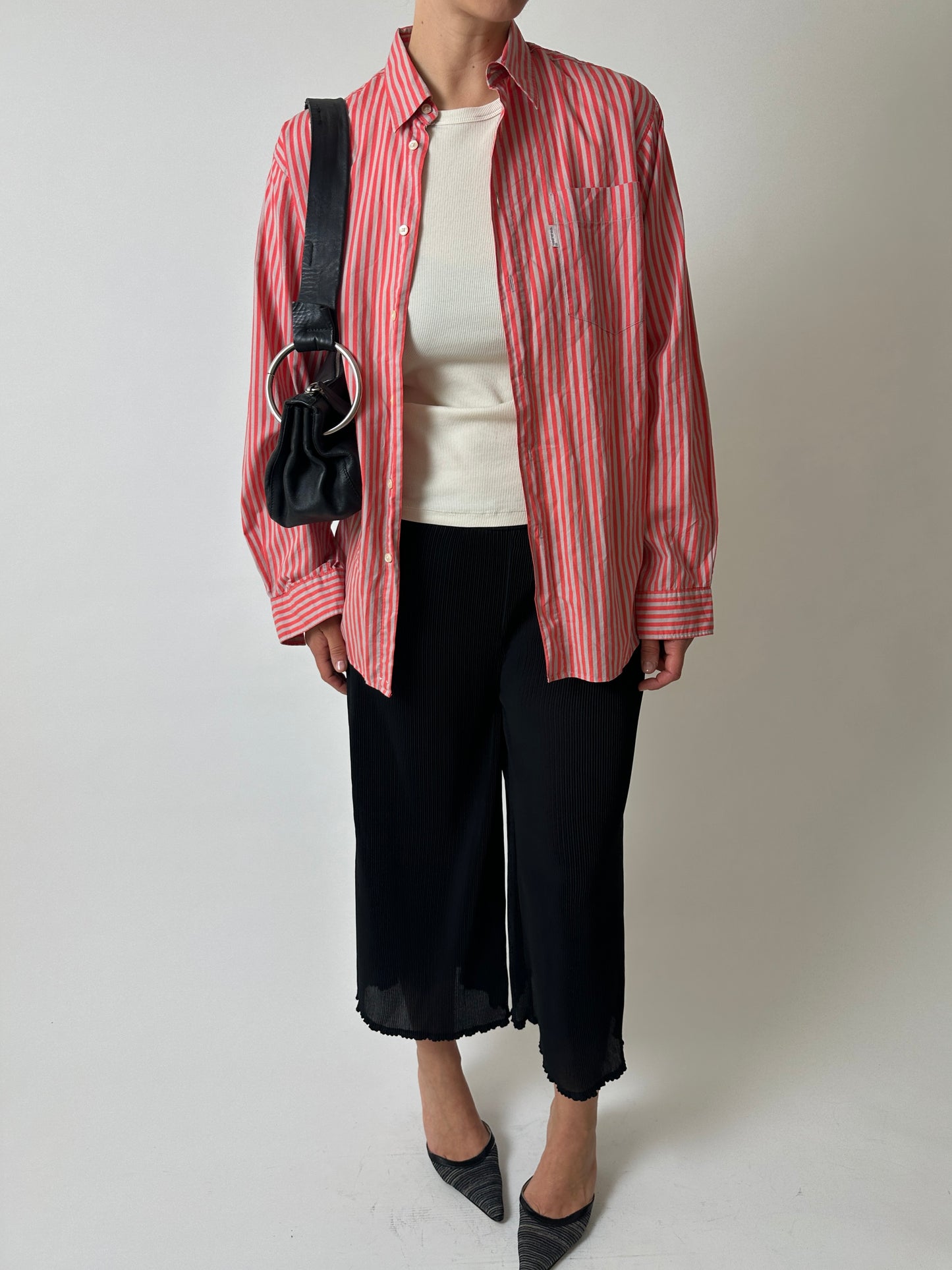 pleated culotte | Black