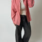 Striped shirt | Red / Ecru
