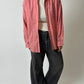 Striped shirt | Red / Ecru