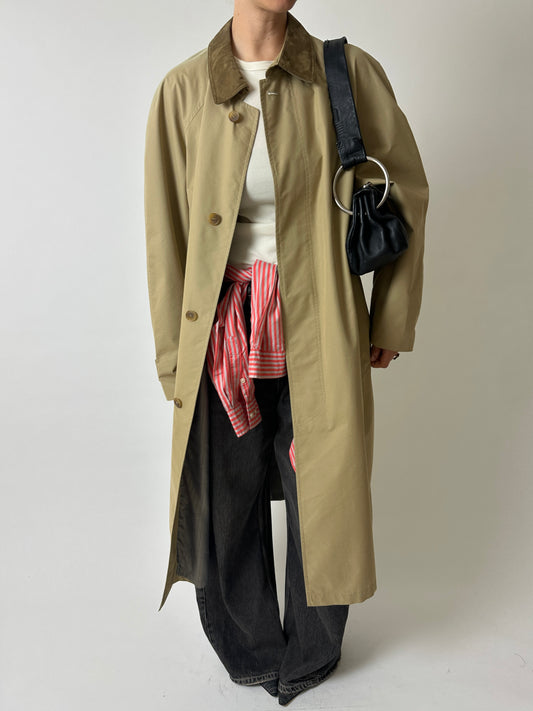 Long Mac coat | Khaki