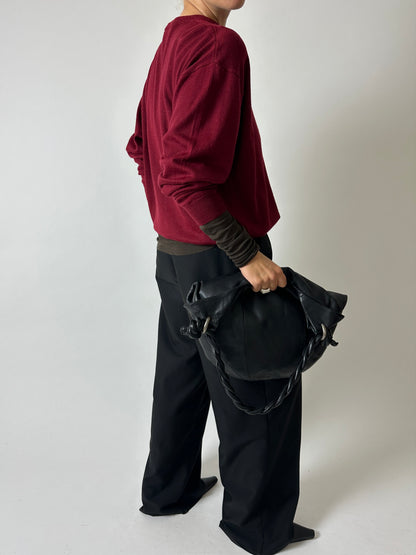 Wool blend jumper | Bordeaux