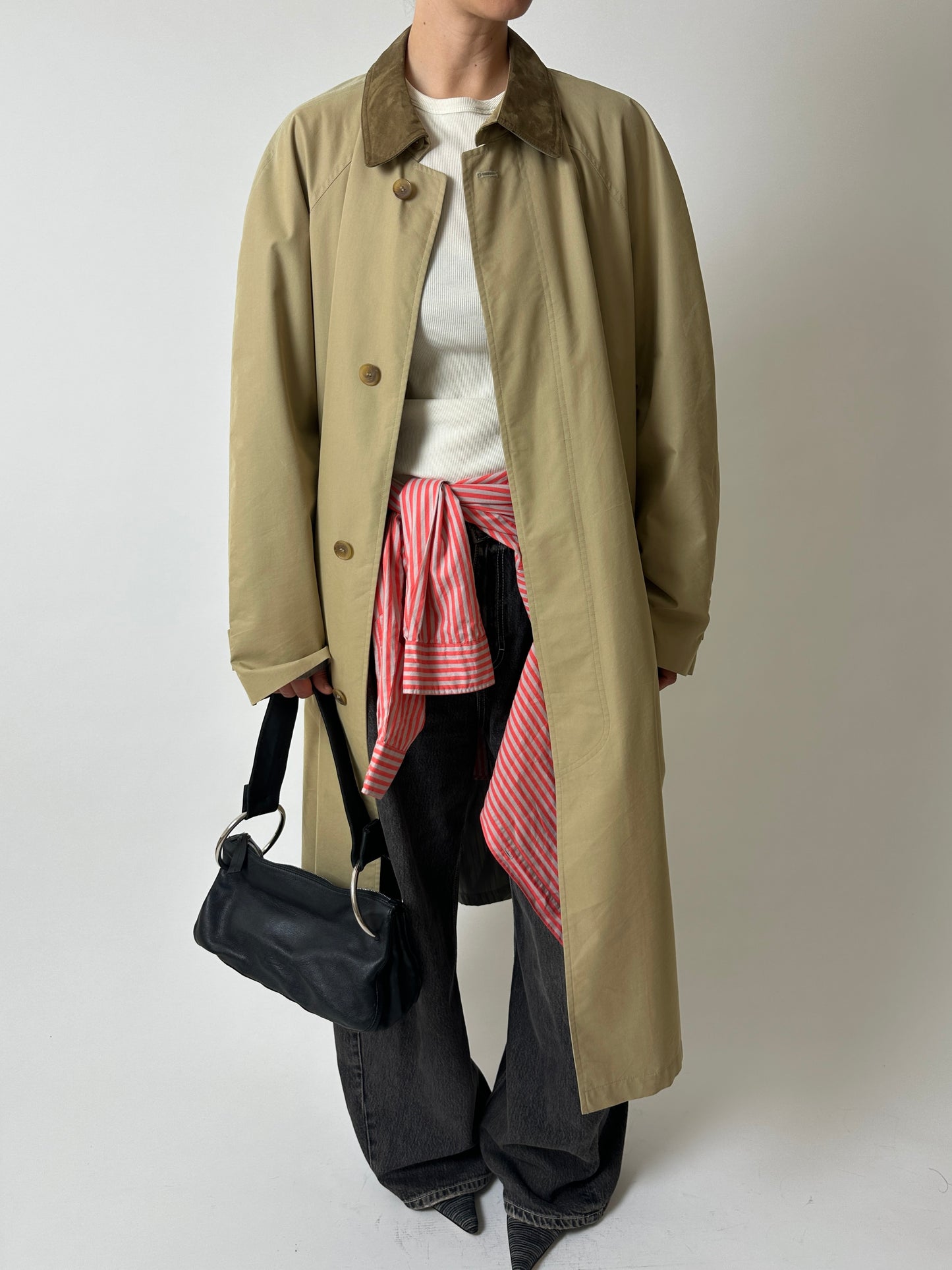 Long Mac coat | Khaki