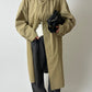 Long Mac coat | Khaki