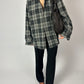 Relaxed checked shirt | Grey