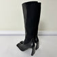 Leather heeled boots | Black