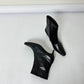 Leather ankle boots | Black