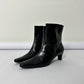 Leather ankle boots | Black