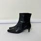 Leather ankle boots | Black