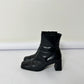 Leather ankle boots | Black