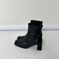 Leather ankle boots | Black
