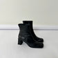 Leather ankle boots | Black