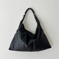 Leather shoulder bag | Black