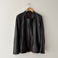Leather jacket | Dark brown