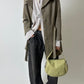 Leather hand bag | Olive green