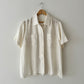 Boxy silk blouse | Off white