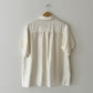 Boxy silk blouse | Off white