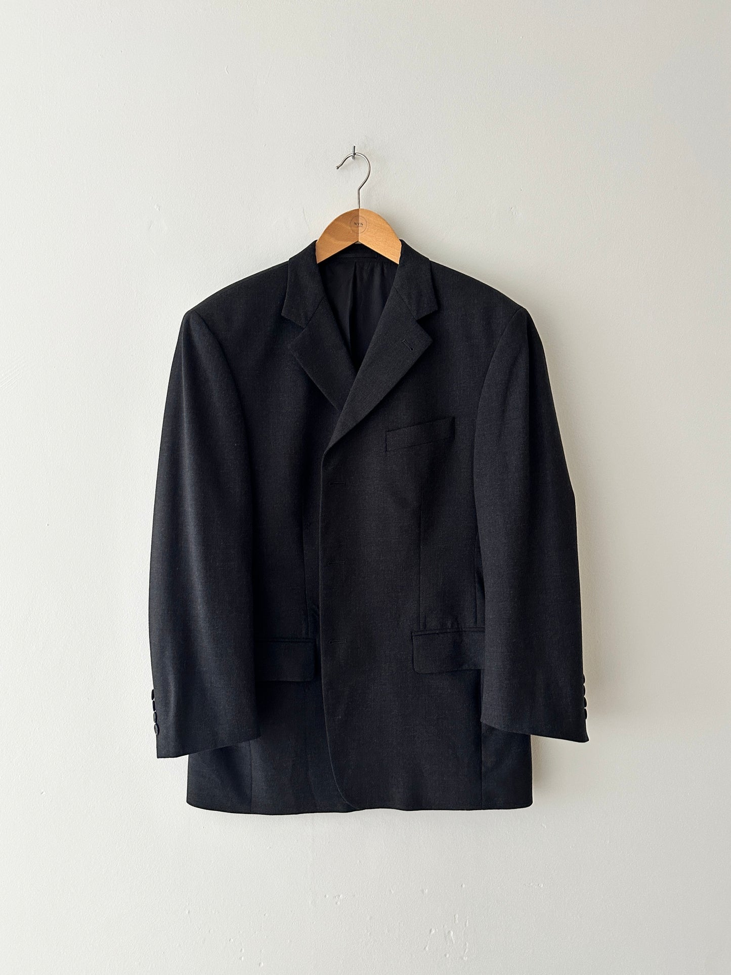 Oversized fit blazer | Dark grey