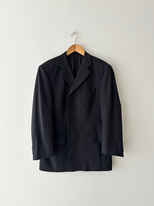 Oversized fit blazer | Dark grey